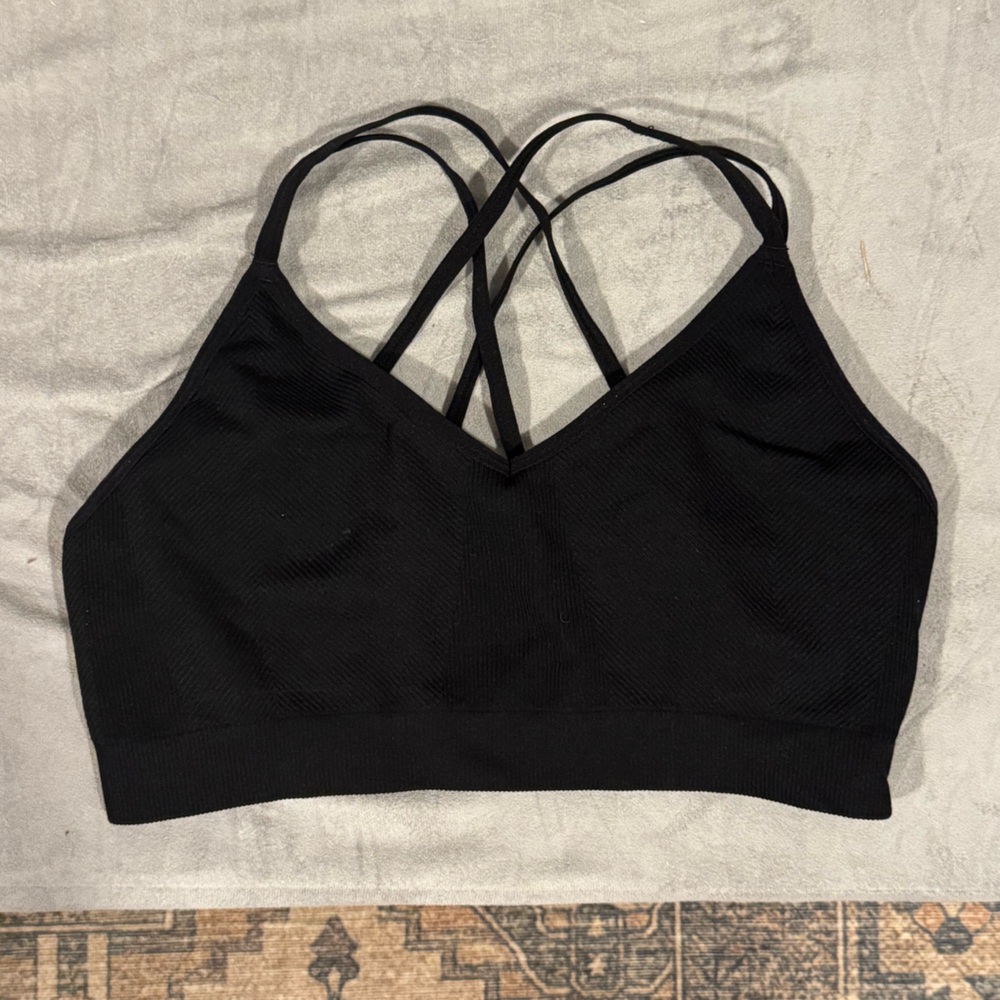 P'tula SEAMLESS Tidal Sports Bra - Black/Size M
